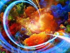Whirly colors of the consciousness