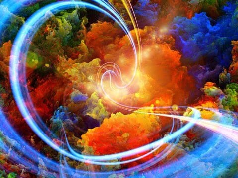 Whirly colors of the consciousness