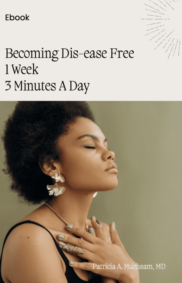 Becoming di ease free week 1 - 5 minutes a day.